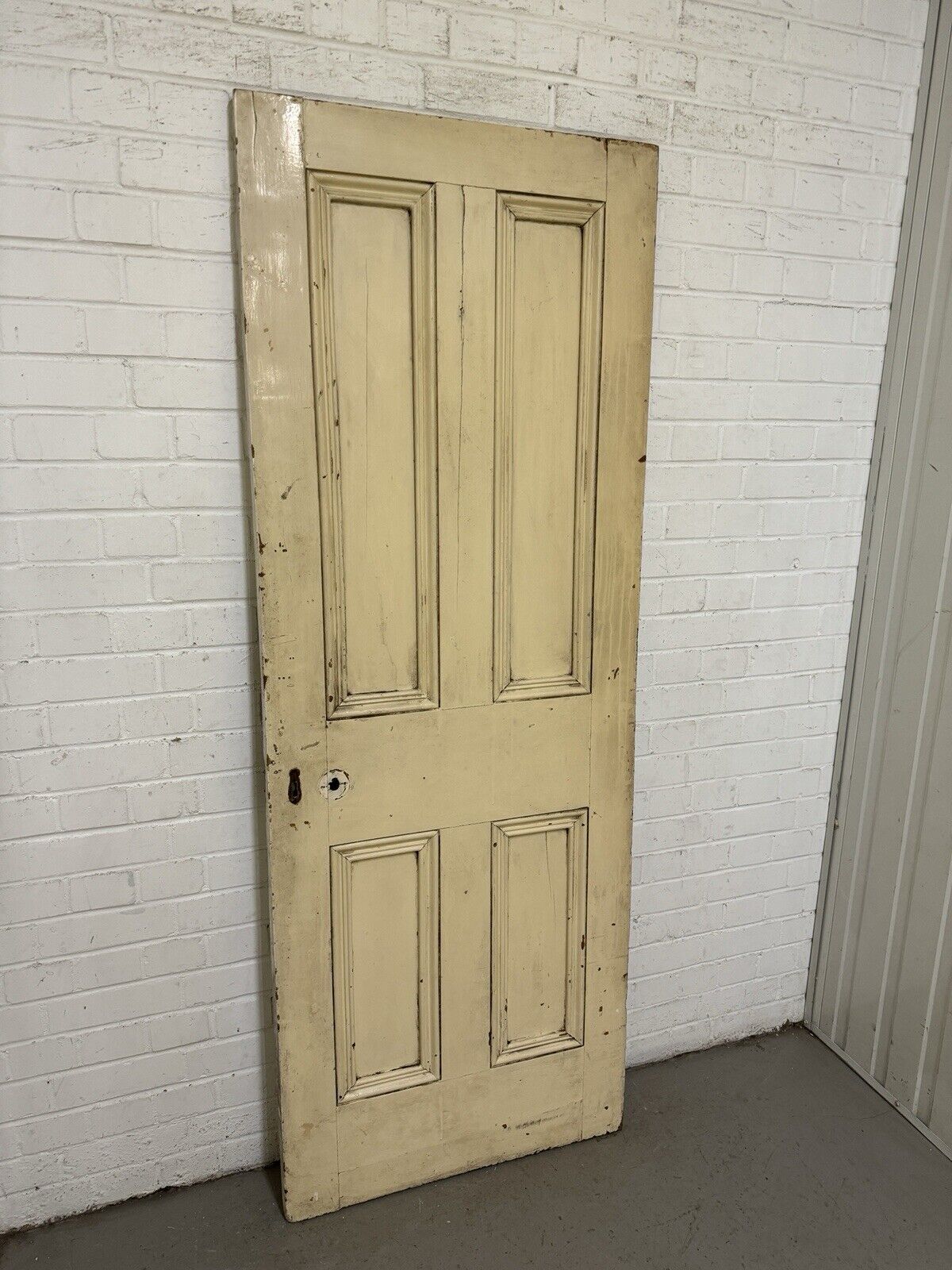 Reclaimed Victorian Pine Internal 4 panel Door 1915 x 710mm