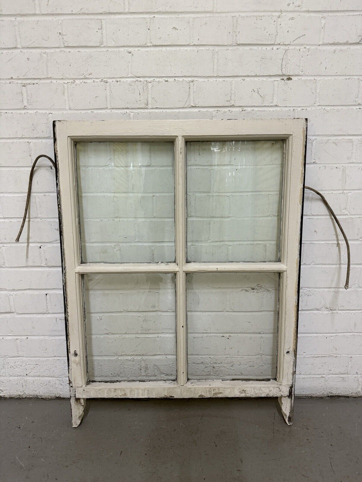 Reclaimed Old Georgian 4 Panel Wooden Window 895 x 670mm