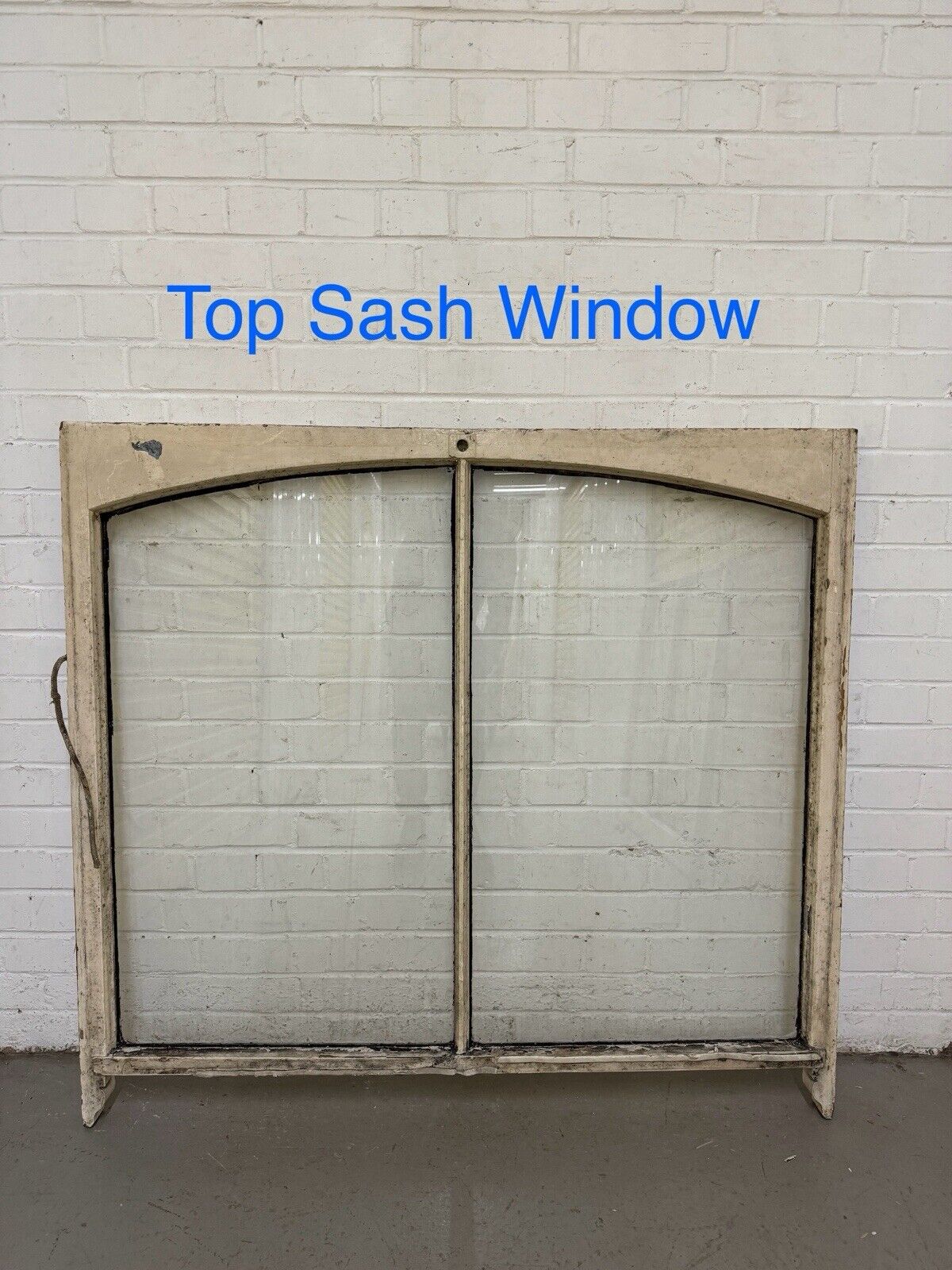 Pair Reclaimed Old Victorian Sash Panel Wooden Window 1210 x 1110 1210 x 1070mm