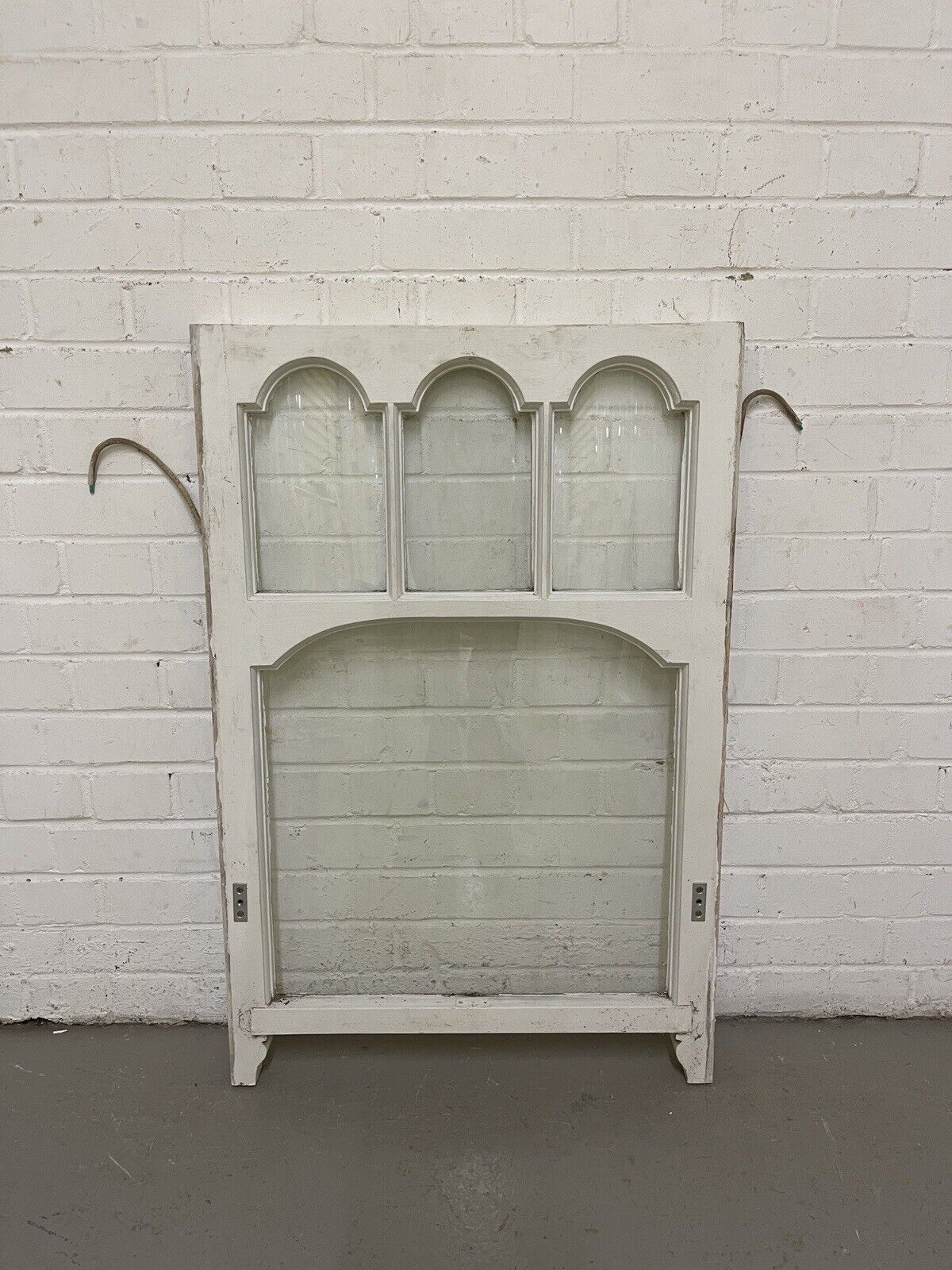 Reclaimed Old Edwardian Arch Sash Wooden Window 627 x 950mm