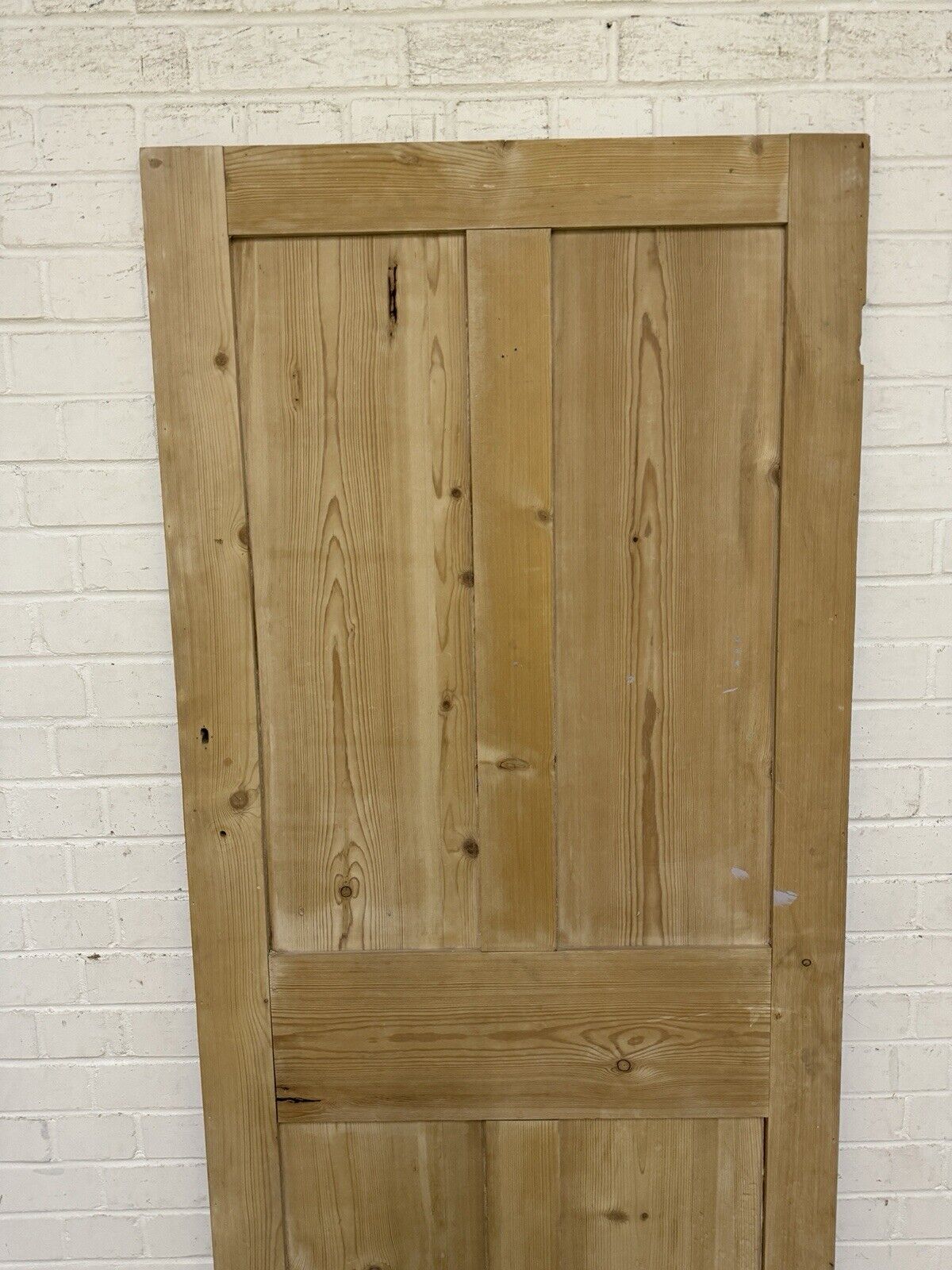 Reclaimed Victorian Pine Internal 4 panel Door 1865 x 787mm