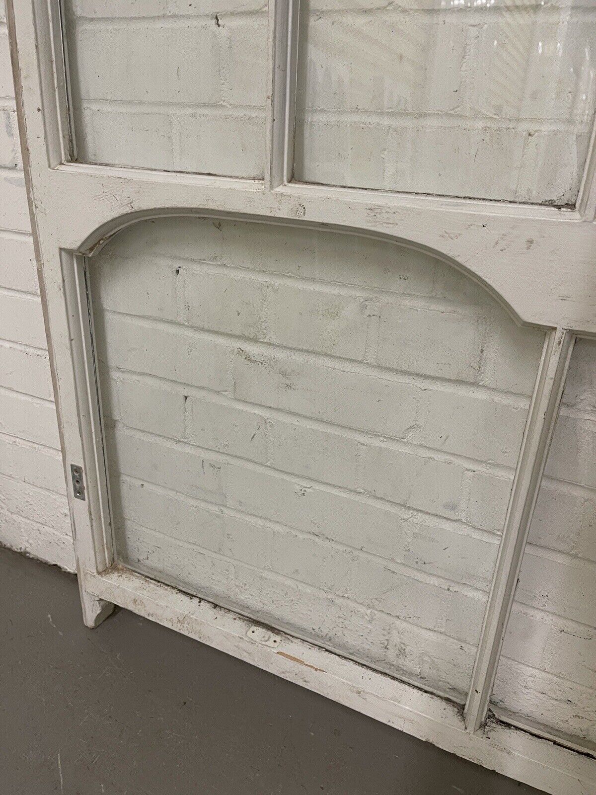 Reclaimed Old Edwardian Arch Sash Wooden Window 1110 x 950mm