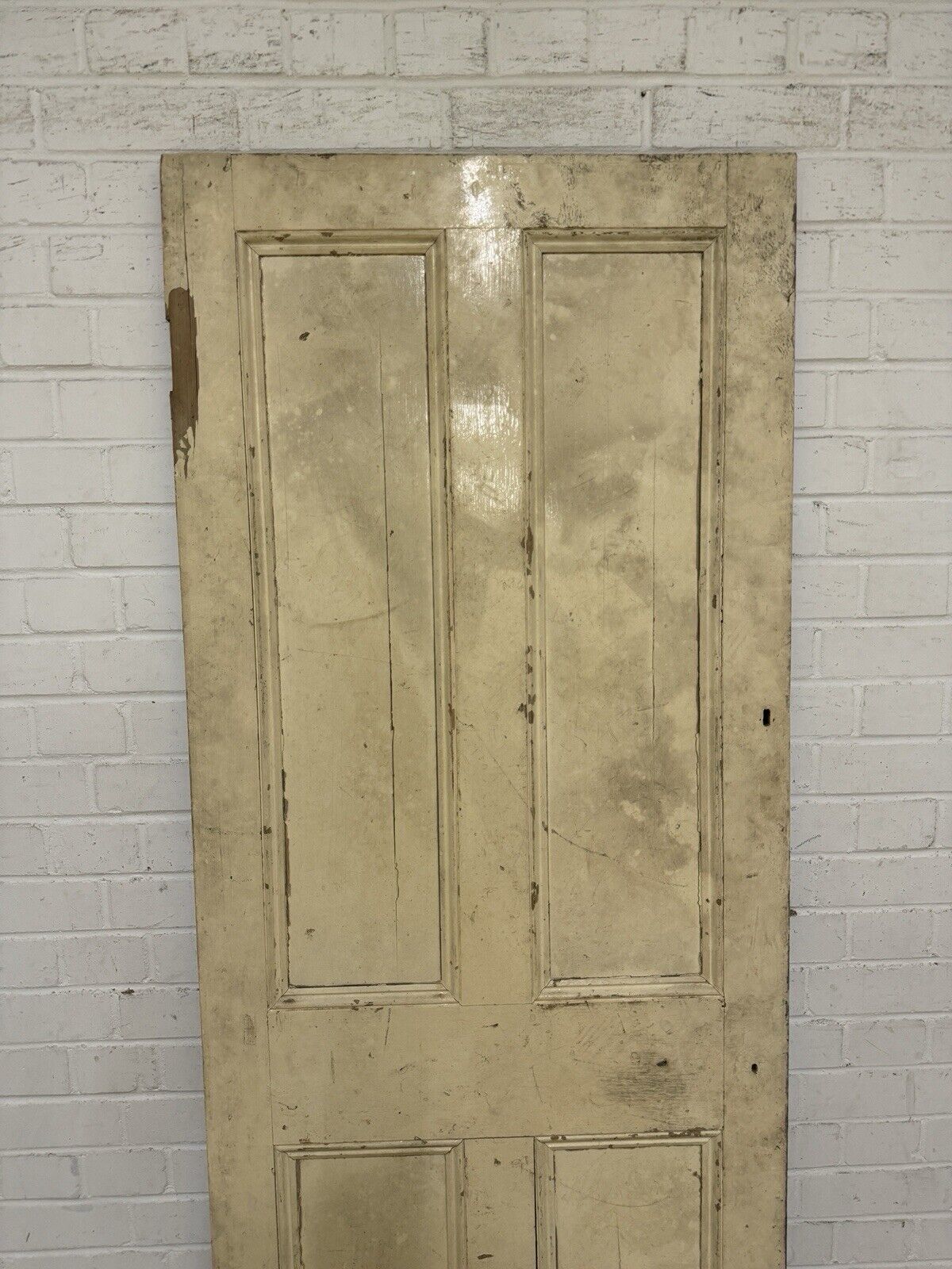 Reclaimed Victorian Pine Internal 4 panel Door 1918 x 710mm