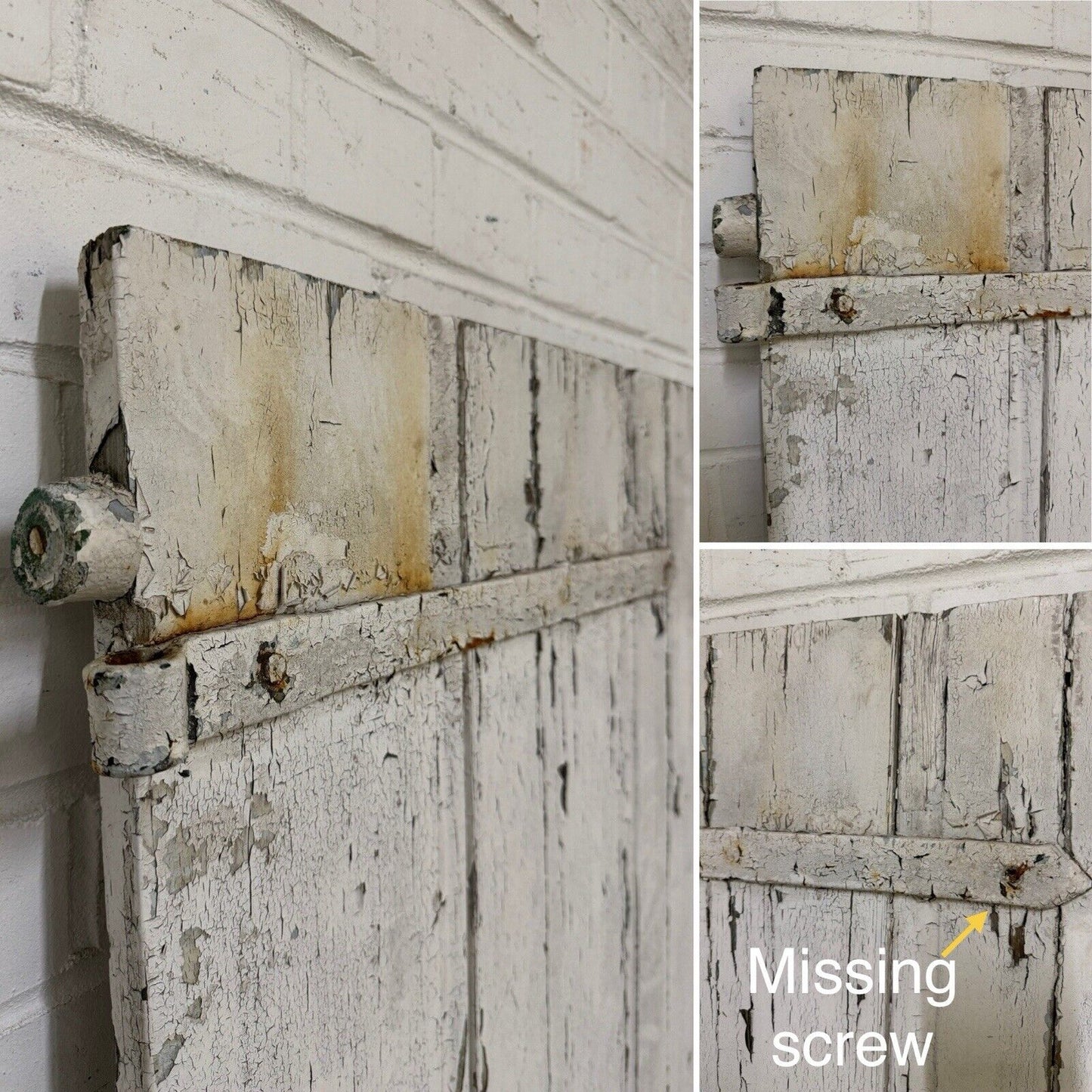 Reclaimed Wooden Old Cottage Ledge and Brace door 1650 x 610mm