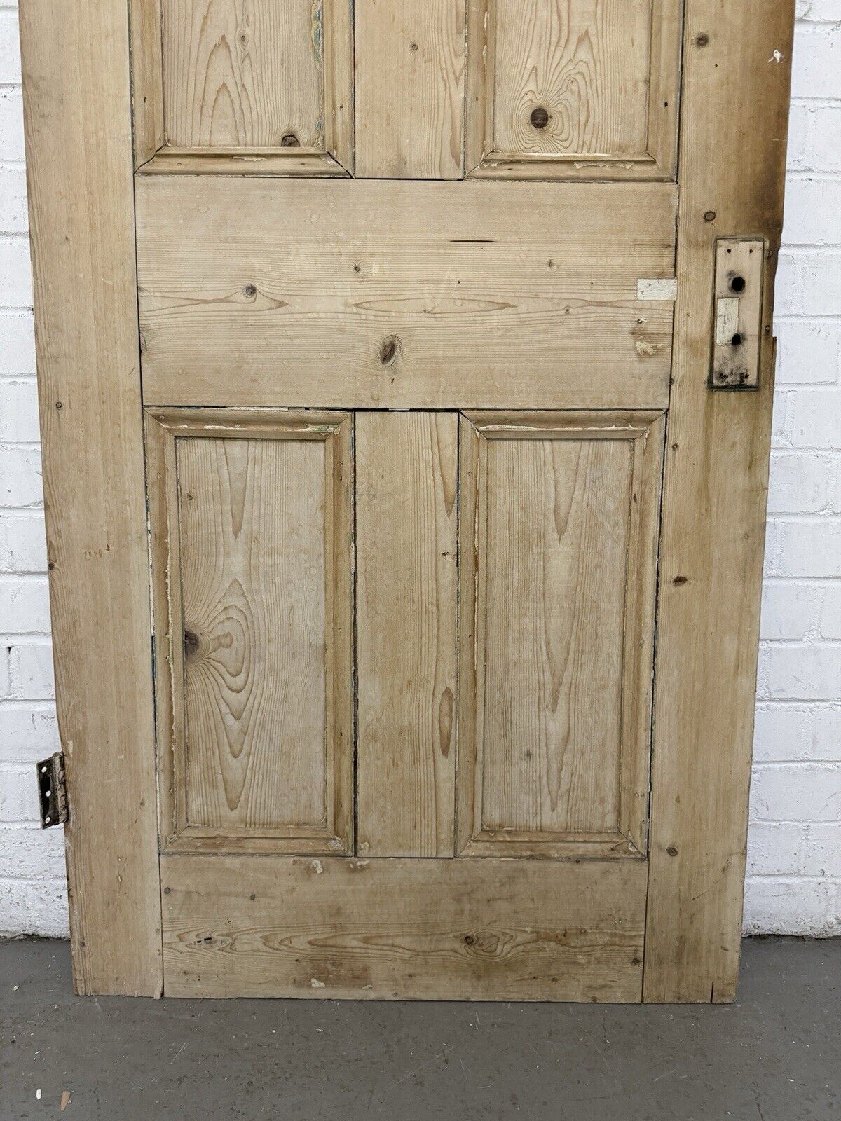 Reclaimed Old Victorian Pine Internal 4 panel Door 1930 x 760mm