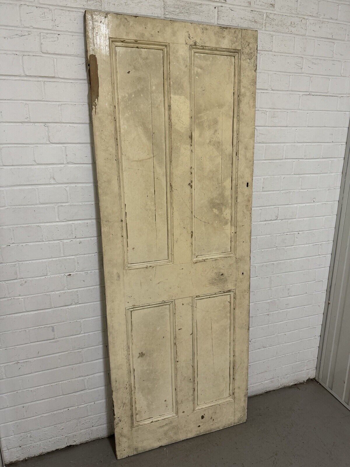 Reclaimed Victorian Pine Internal 4 panel Door 1915 x 708 Or 703 Or 705mm