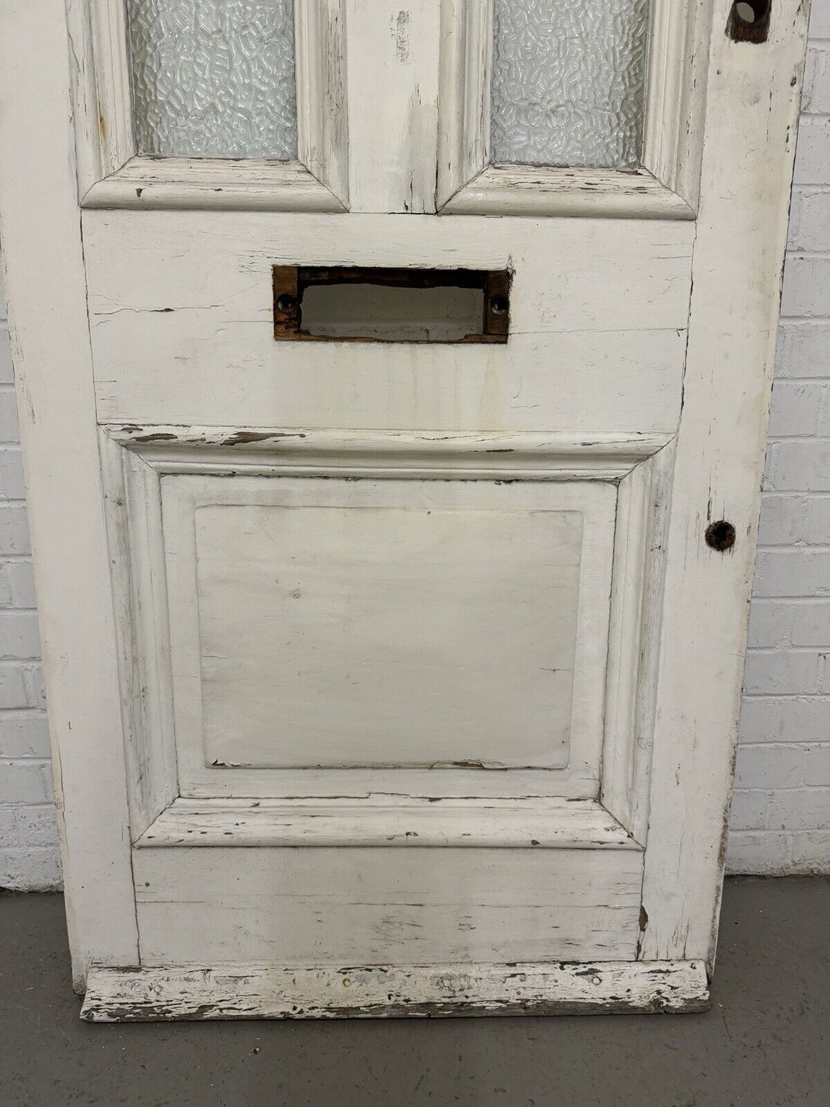 Reclaimed Old Victorian Edwardian Wooden Panel Front Door 2076 Or 2063 x 846mm