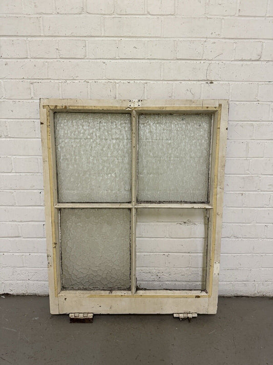 Reclaimed Old Georgian 4 Panel Wooden Window 750 x 865mm