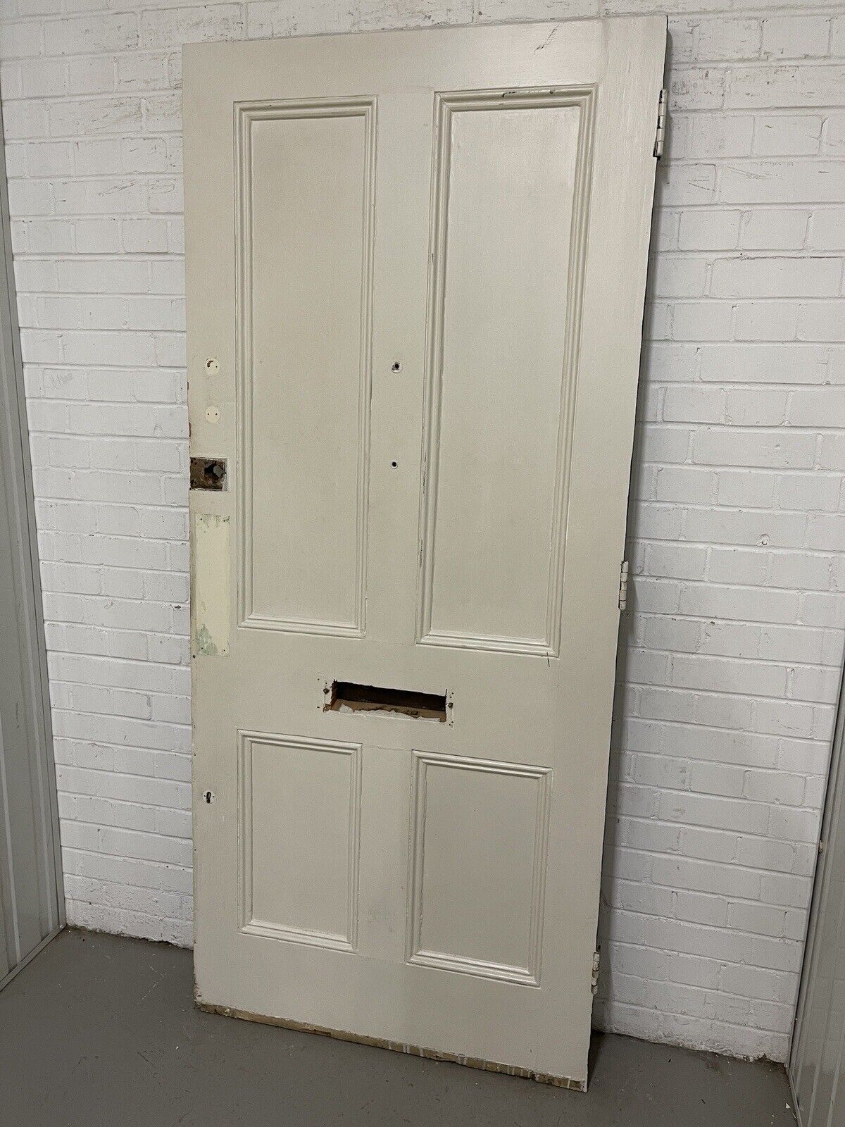 Reclaimed Modern Style Edwardian Victorian Wooden Panel Front Door 2070 x 905mm