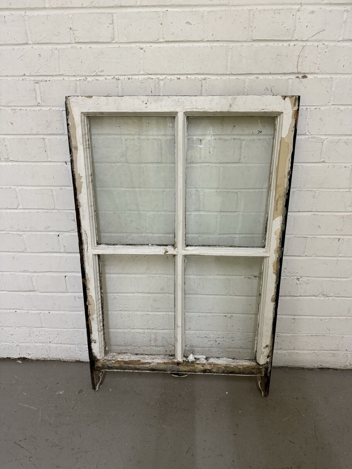 Reclaimed Old Georgian 4 Panel Wooden Window 955 x 605mm