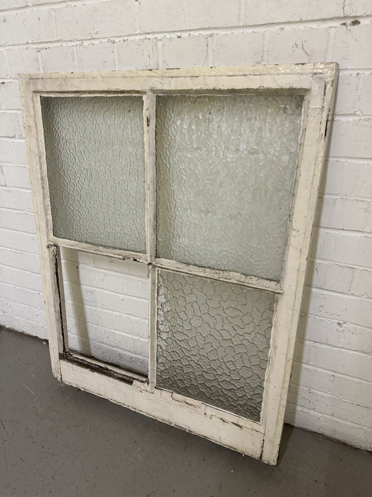 Reclaimed Old Georgian 4 Panel Wooden Window 750 x 865mm