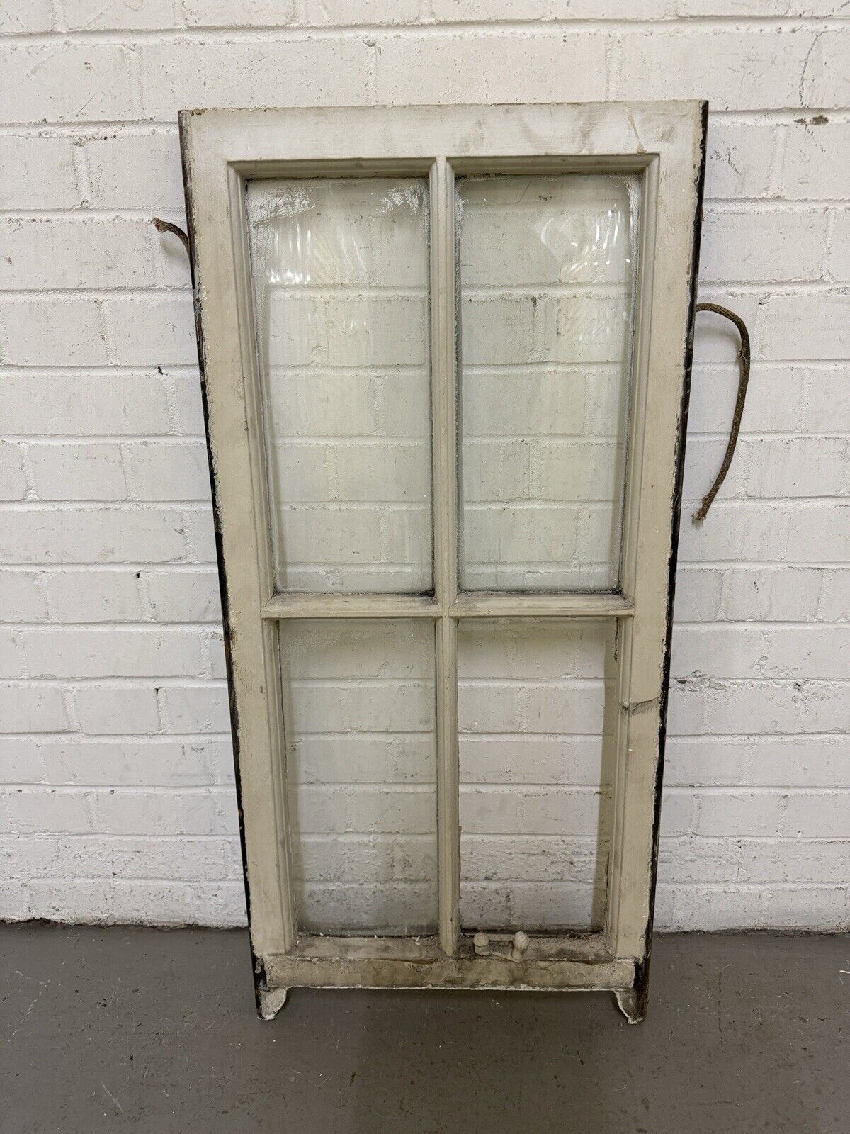 Reclaimed Old Georgian 4 Panel Wooden Window 1010 x 480mm