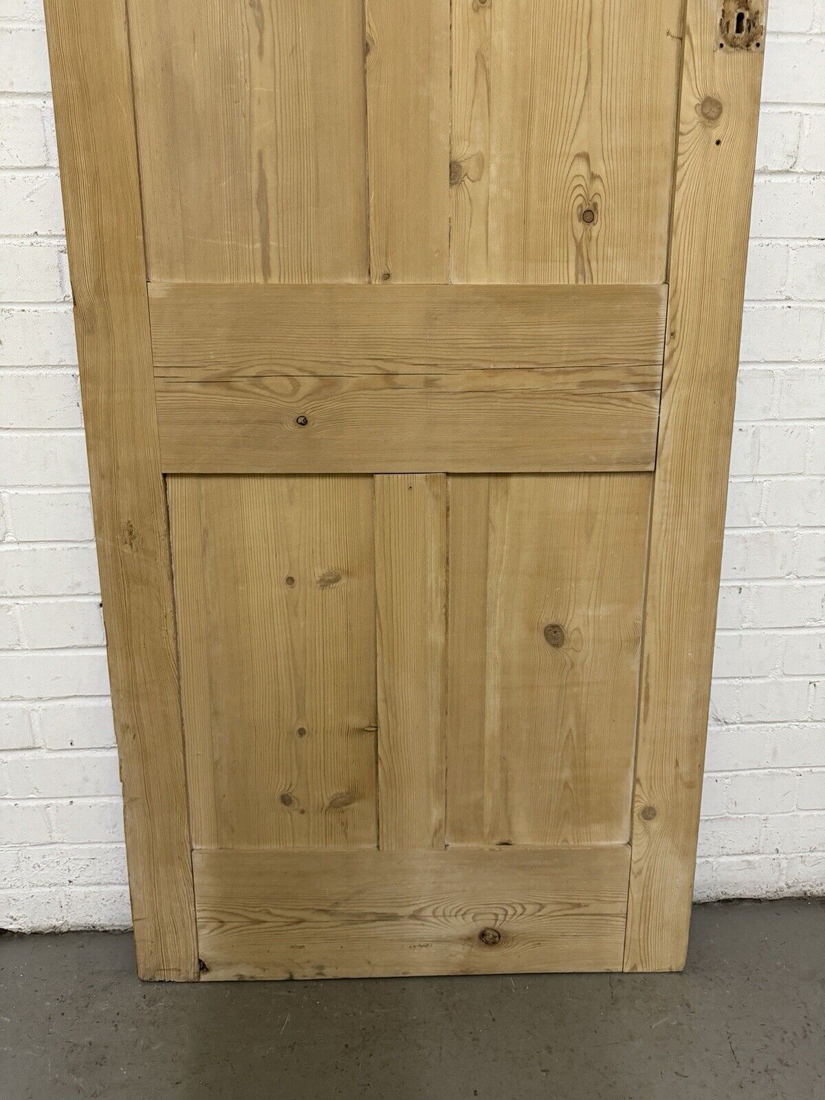 Reclaimed Victorian Pine Internal 4 panel Door 1865 x 787mm