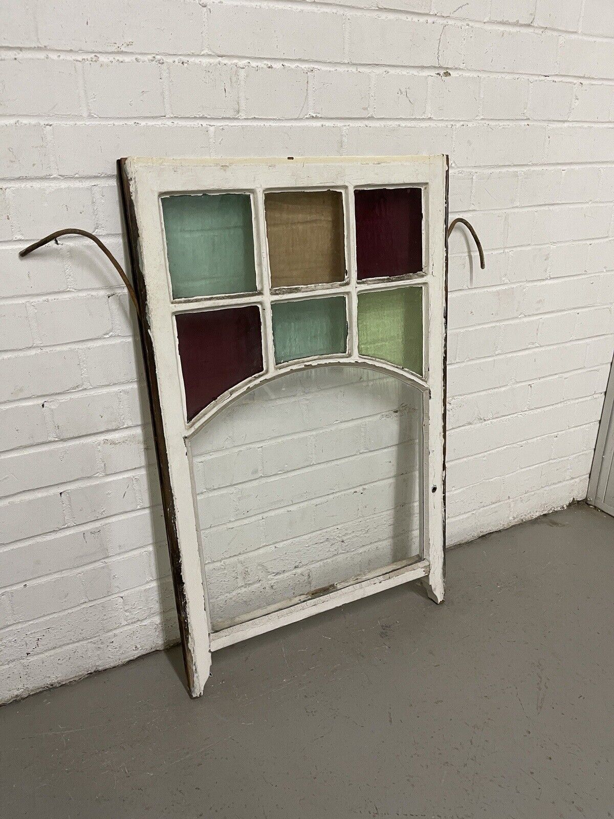 Reclaimed Old Georgian Edwardian Panel Wooden Sash Window 558 x 880mm