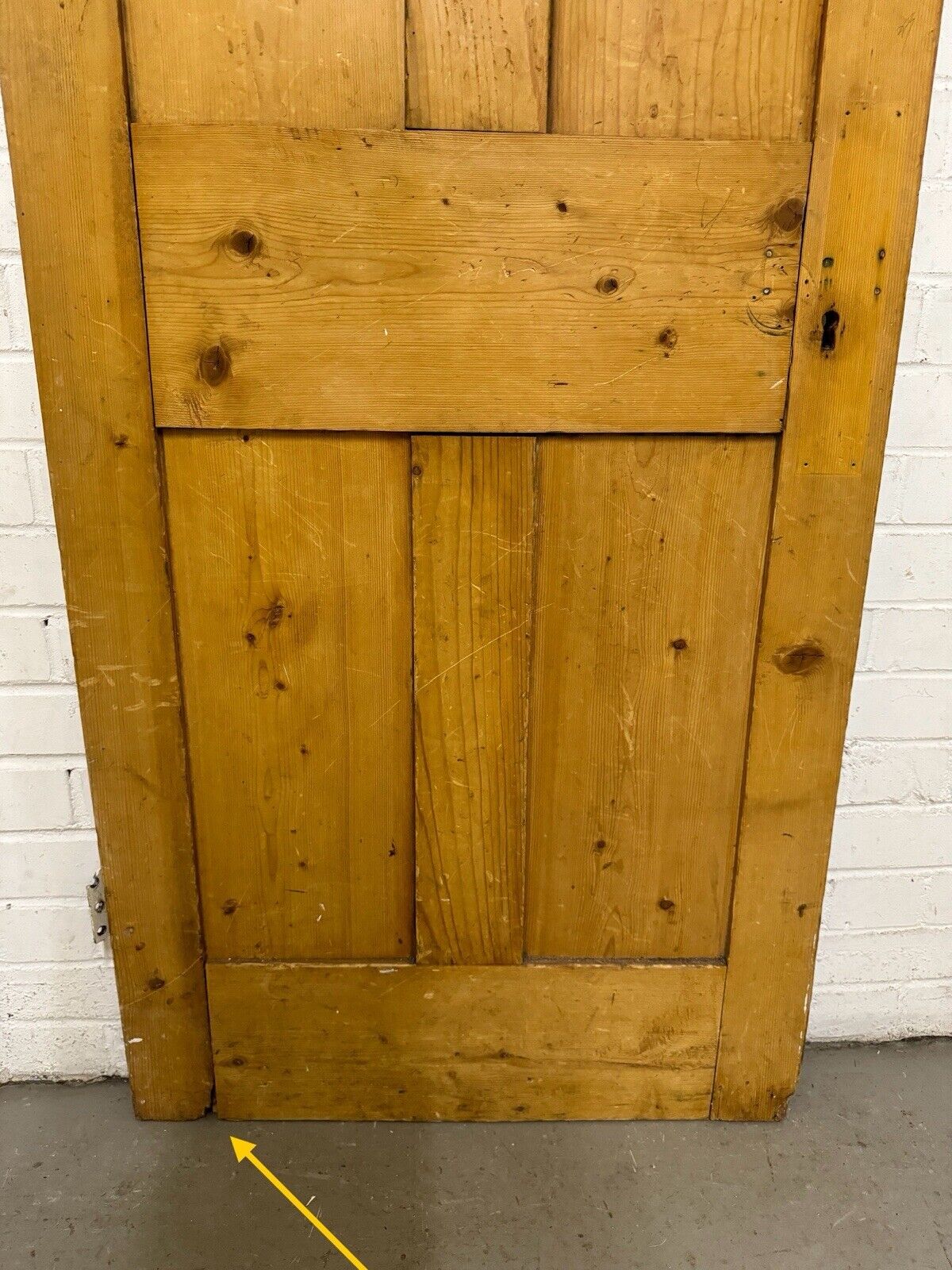 Reclaimed Victorian Pine Internal 4 panel Door 1955 x 710mm