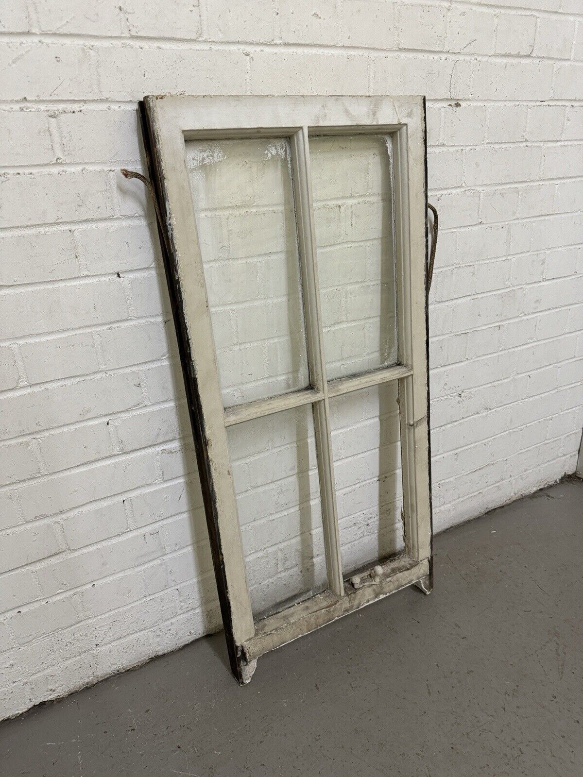 Reclaimed Old Georgian 4 Panel Wooden Window 1010 x 480mm