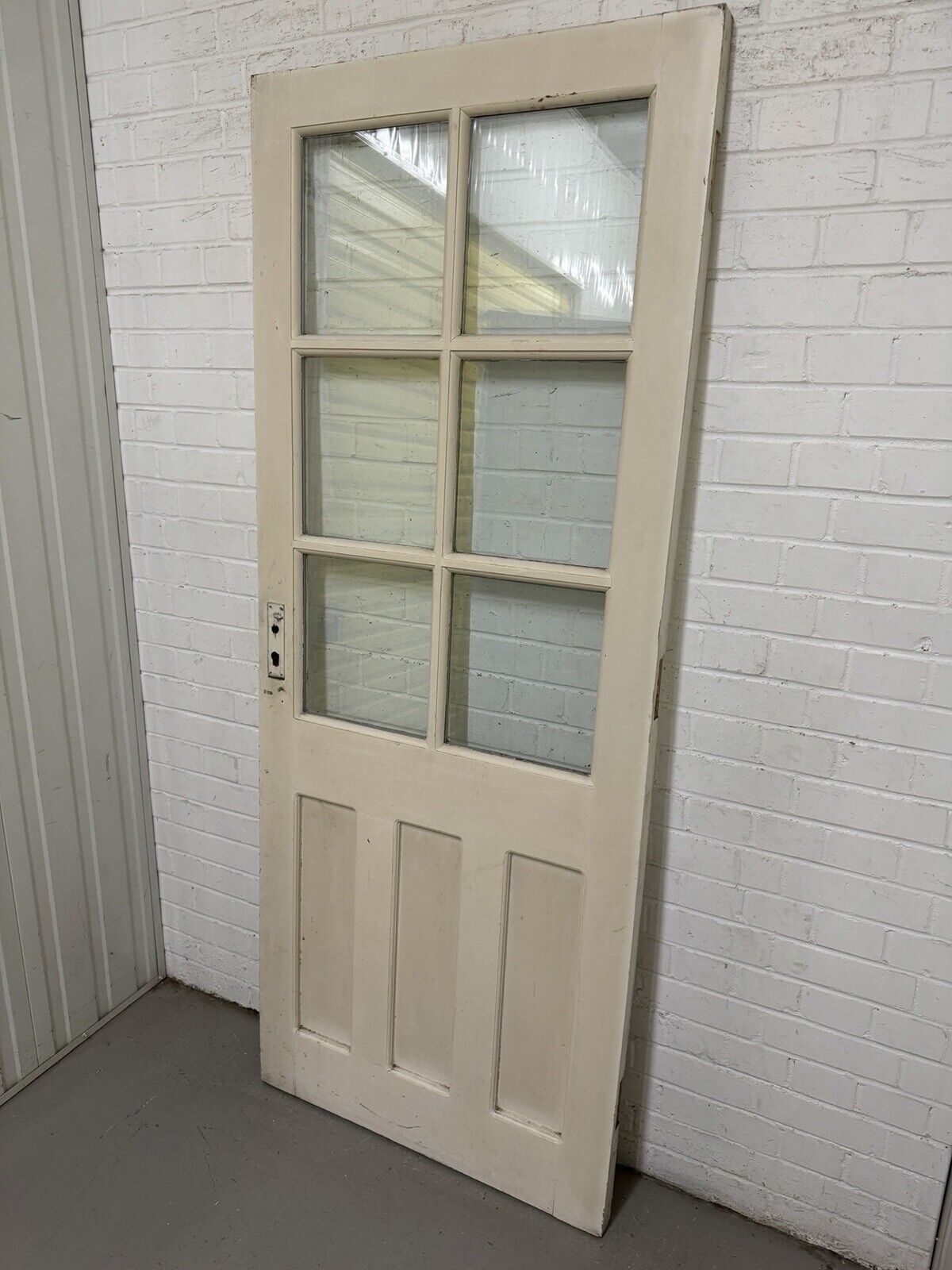 Reclaimed Georgian Double Glazed Wooden Panel Front Side Back Door 2023 x 810mm