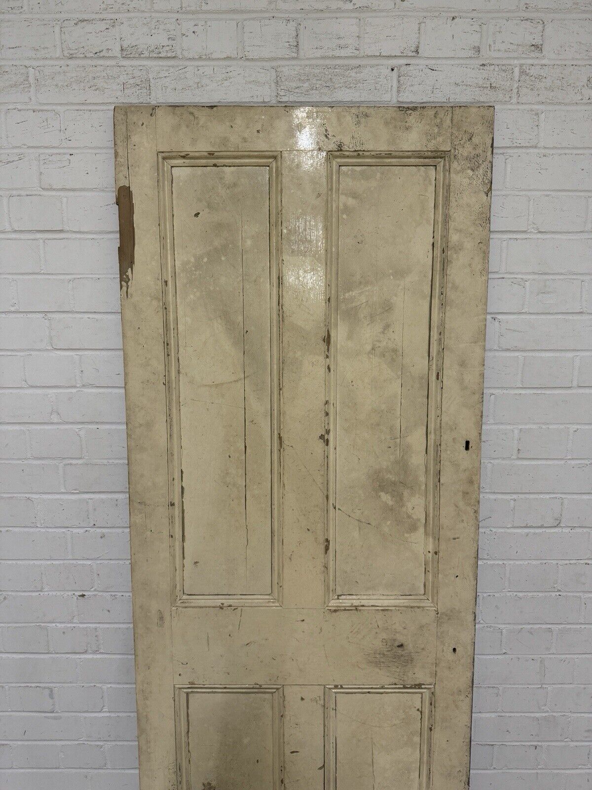 Reclaimed Victorian Pine Internal 4 panel Door 1915 x 708 Or 703 Or 705mm