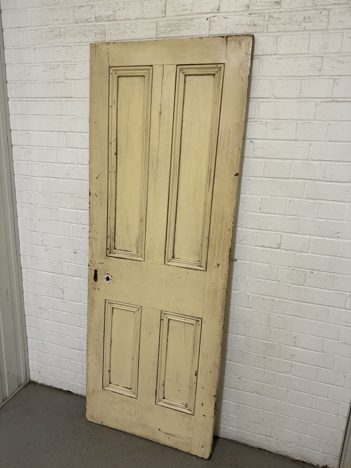 Reclaimed Victorian Pine Internal 4 panel Door 1915 x 710mm