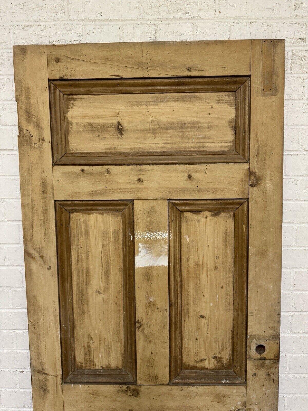 Reclaimed Victorian Pine Internal 5 panel Door 1995 Or 2000 x 803mm