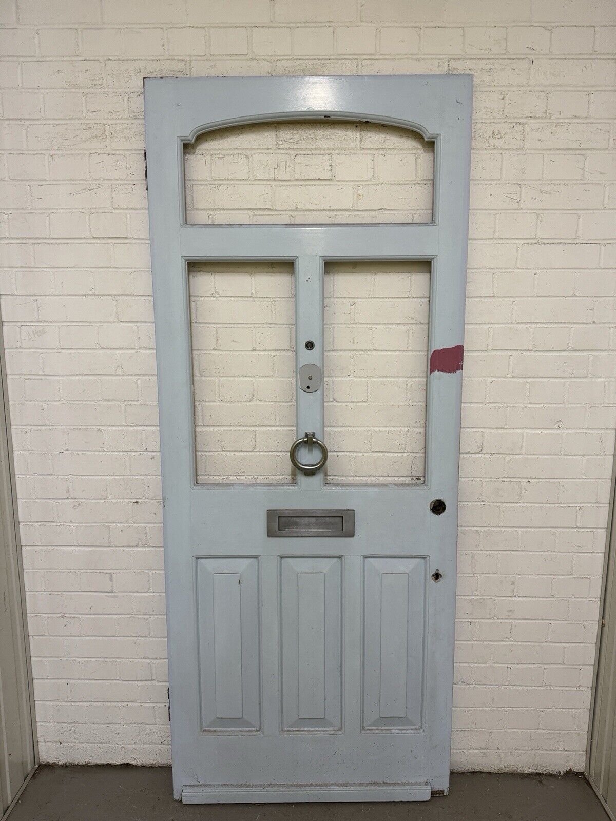 Reclaimed Old Victorian Edwardian Wooden Panel Front Door 2092 x 860mm