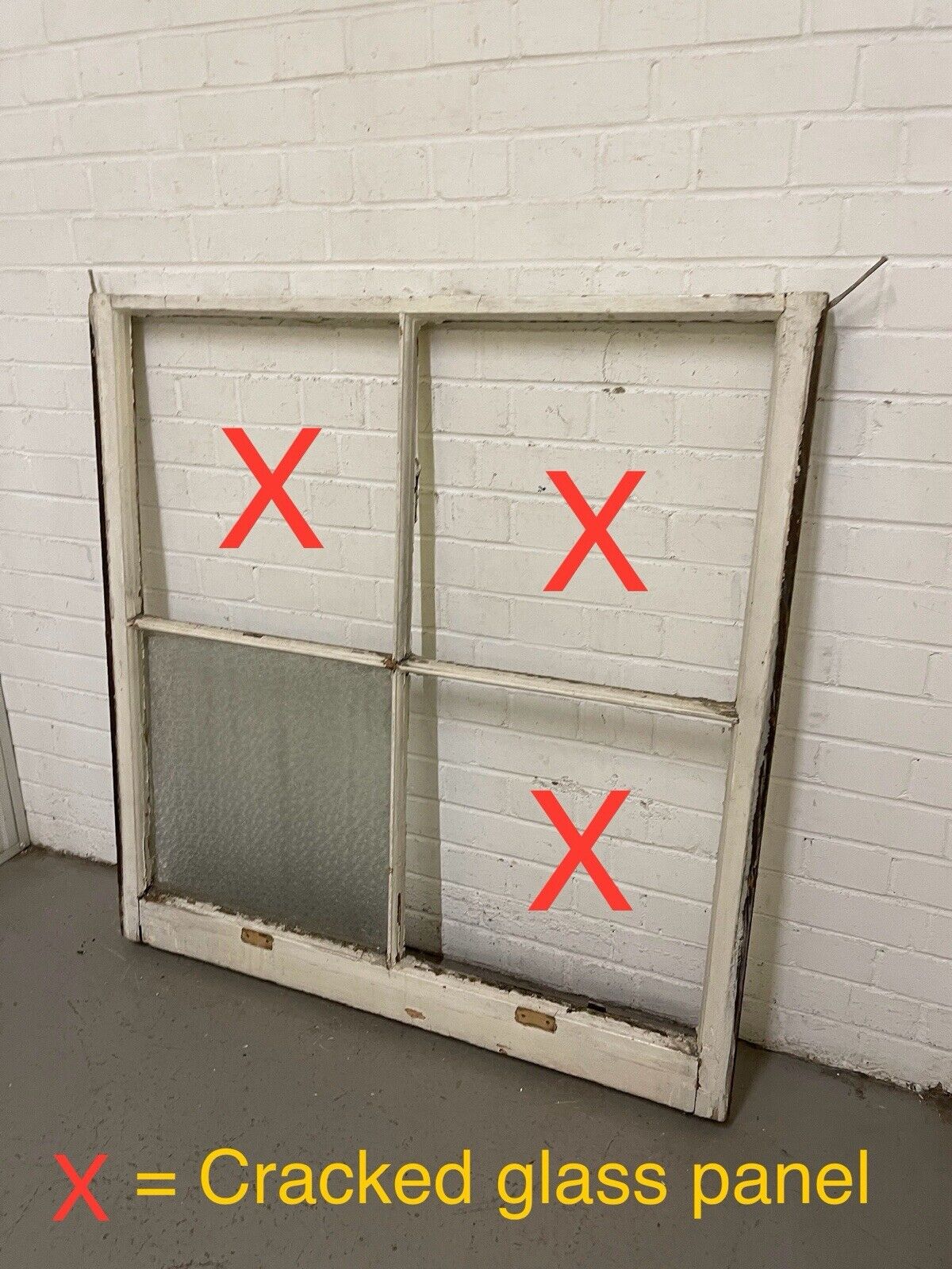 Reclaimed Old Georgian Sash Wooden Window 1103 or 1120 x 1070mm