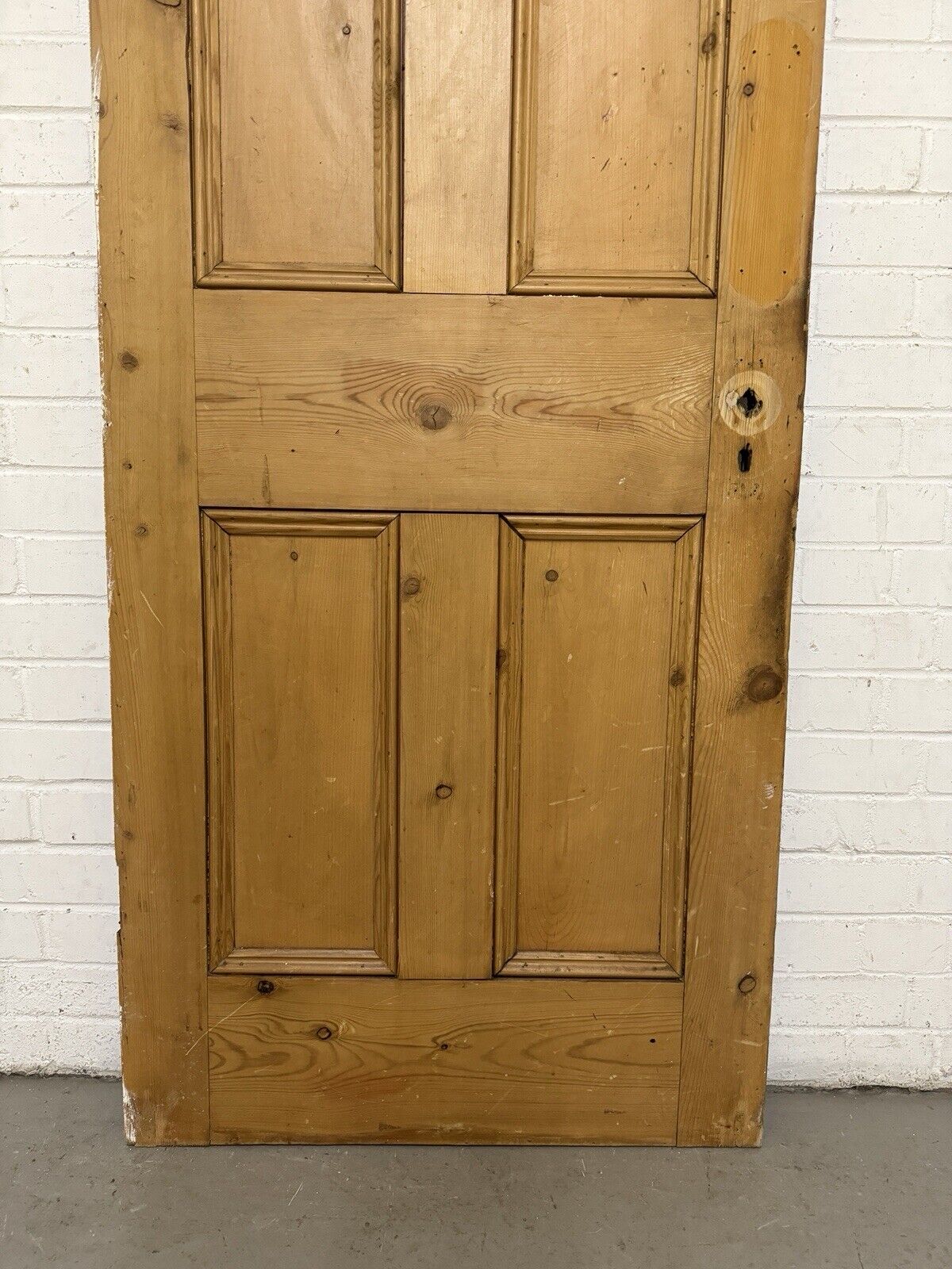 Reclaimed Victorian Pine Internal 4 panel Door 1970 Or 1960 x 740 Or 743mm