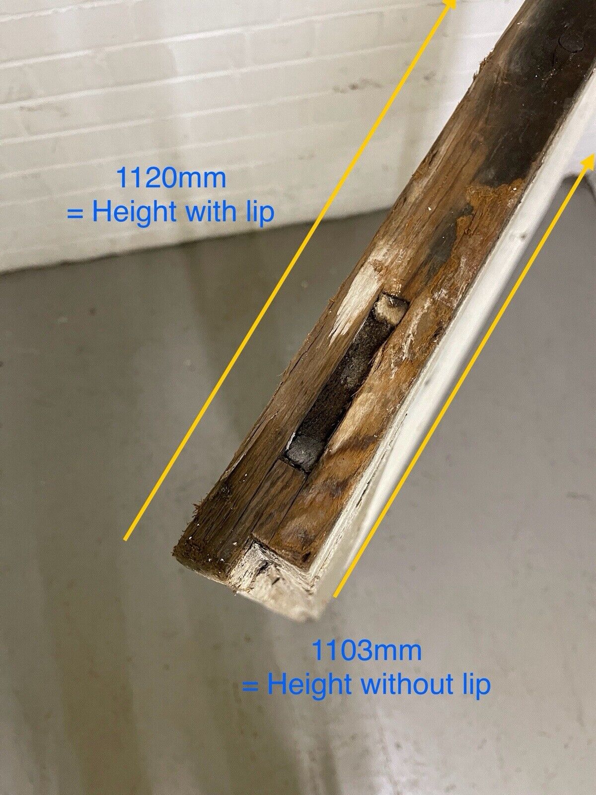 Reclaimed Old Georgian Sash Wooden Window 1103 or 1120 x 1070mm