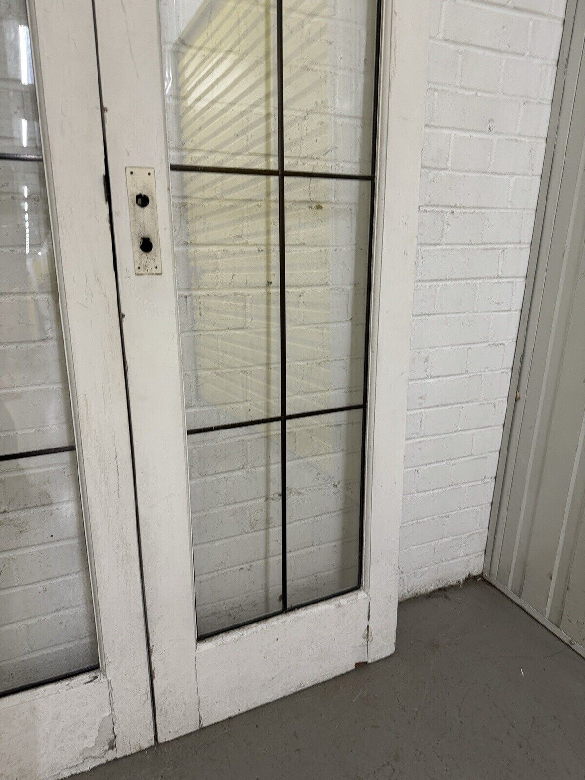 Reclaimed French Double Glazed Wooden Double Doors 2003 x 1110mm