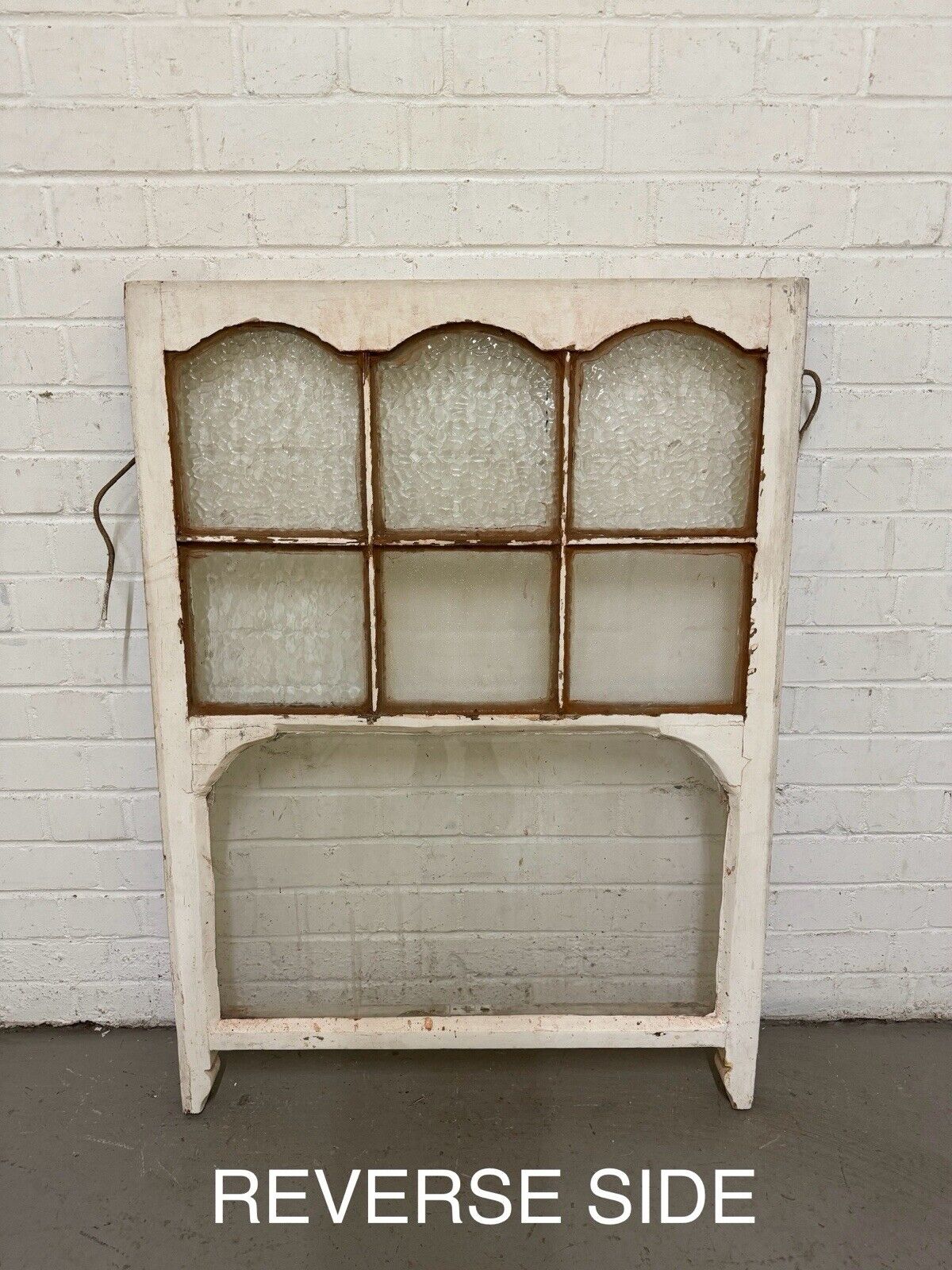 Reclaimed Old Edwardian Arch Sash Wooden Window 1047 x 760mm