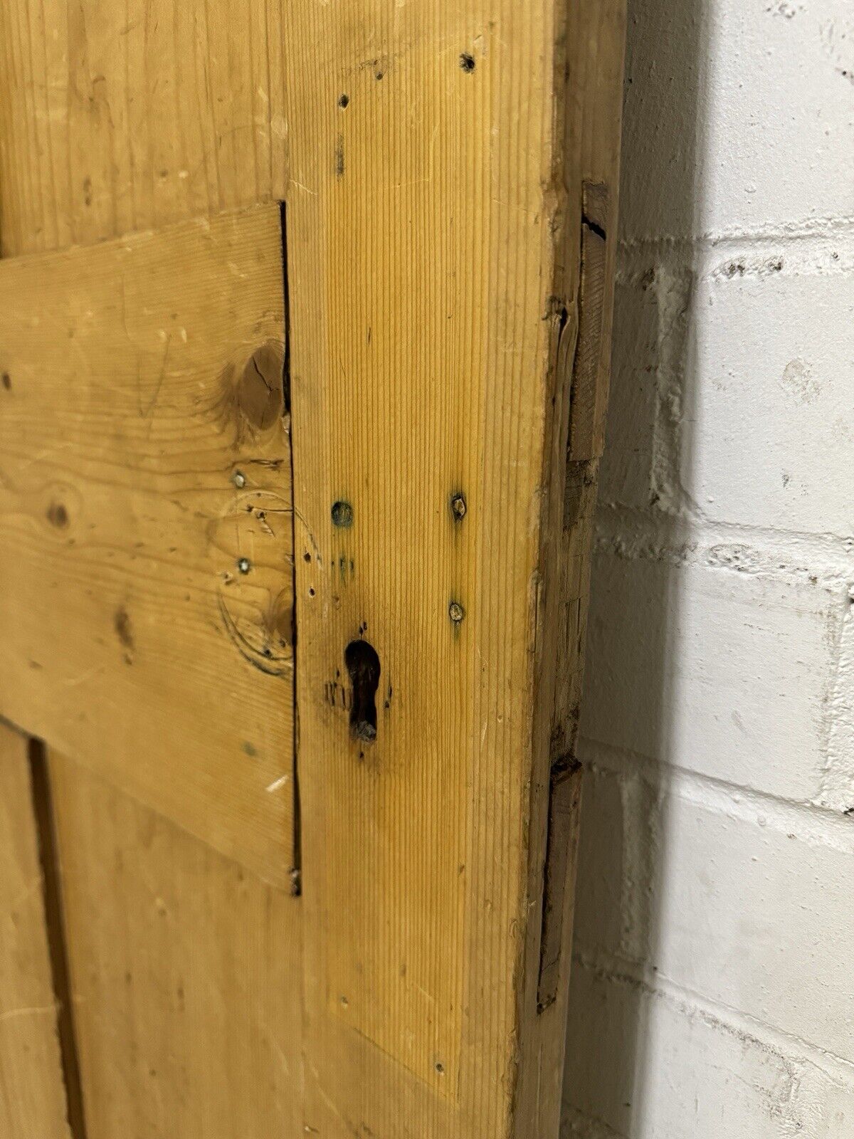 Reclaimed Victorian Pine Internal 4 panel Door 1955 x 710mm