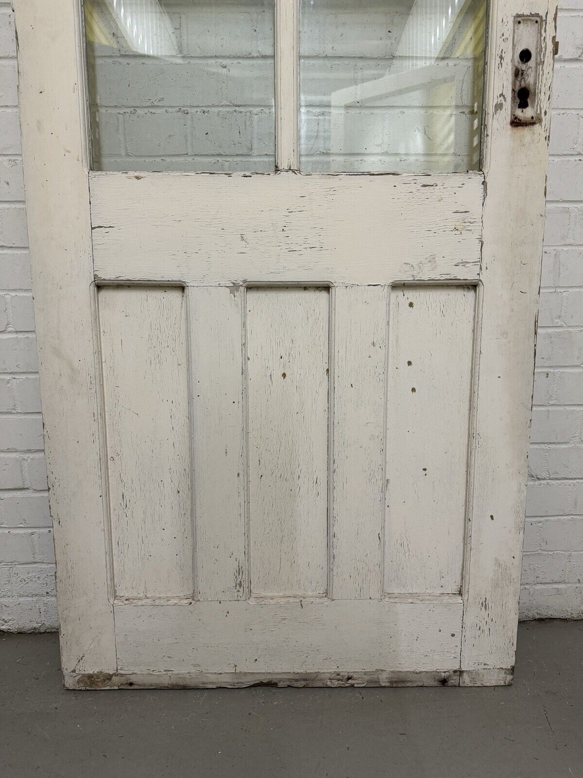 Reclaimed Georgian Double Glazed Wooden Panel Front Side Back Door 2023 x 810mm