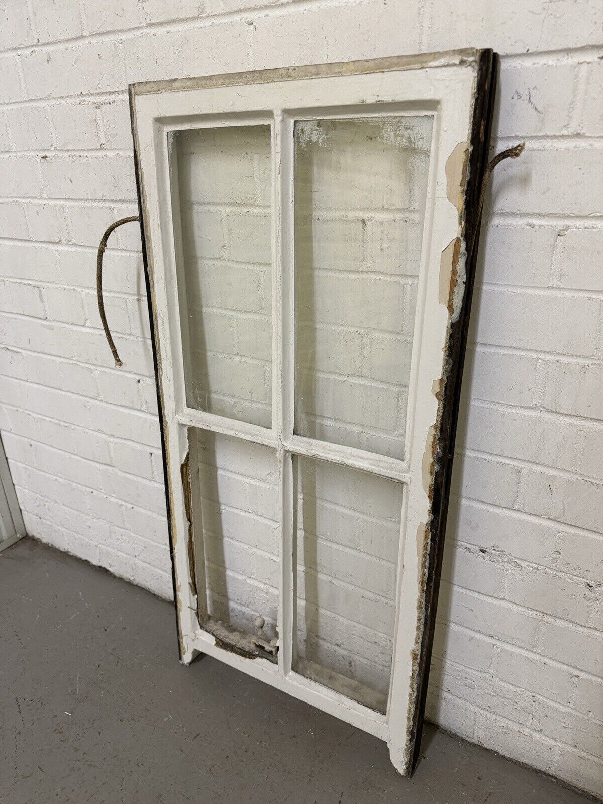 Reclaimed Old Georgian 4 Panel Wooden Window 1010 x 480mm