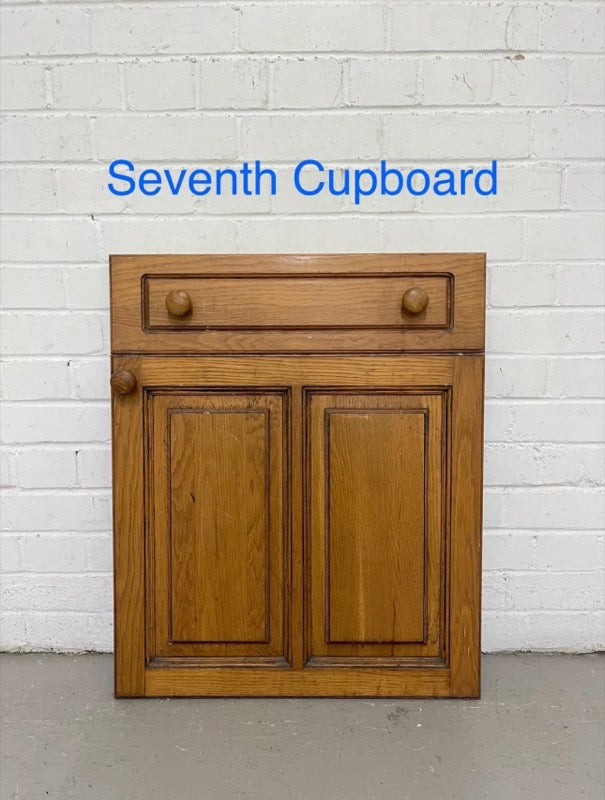 Job Lot Reclaimed Kitchen Cupboard Cabinet Embossed Panels Doors With Handles