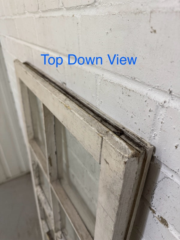 Pair Of Modern Georgian Style Wooden Windows 550 x 1110mm Or 535 x 1092mm