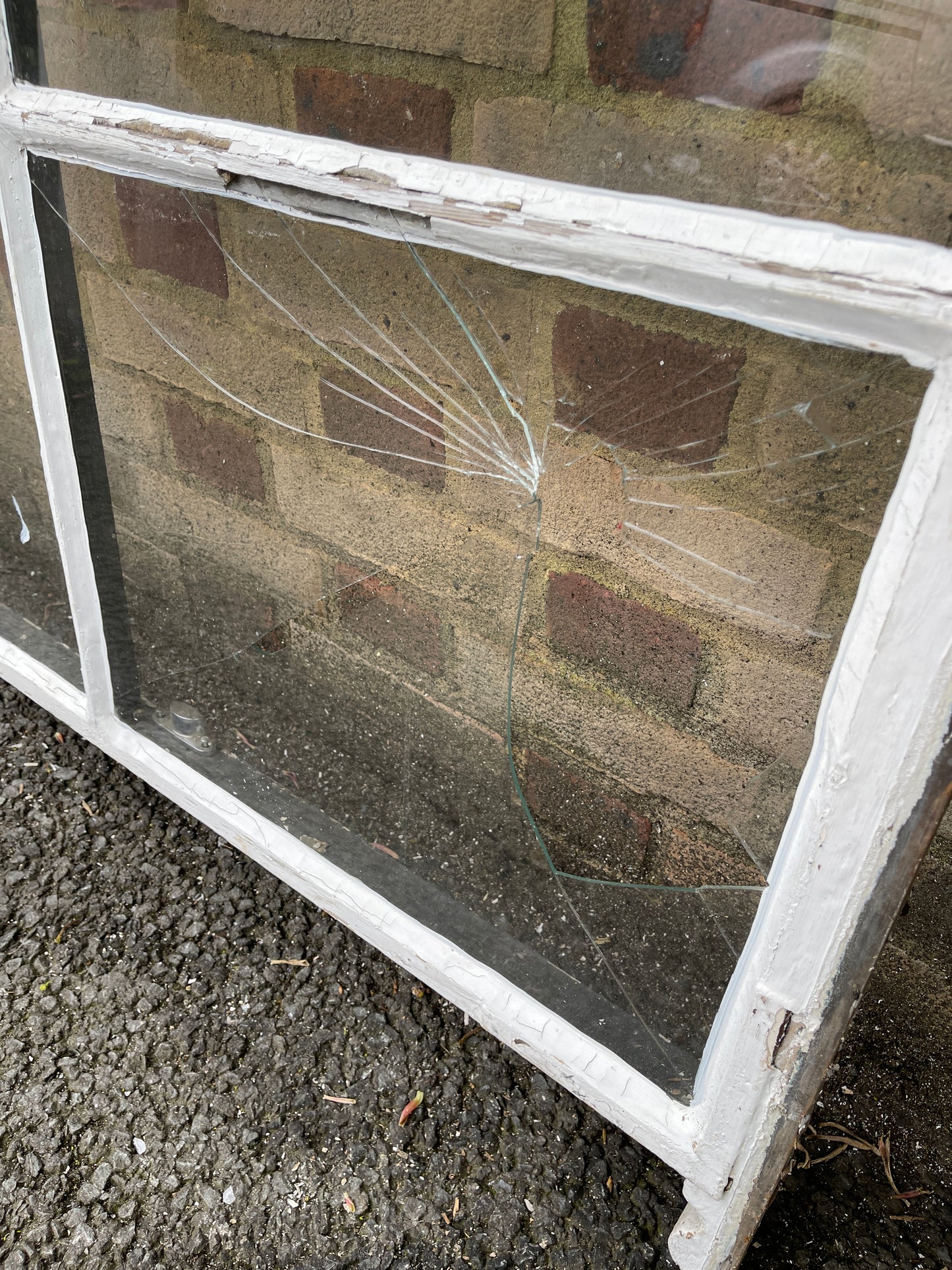 Reclaimed Old Georgian 4 Panel Wooden Window