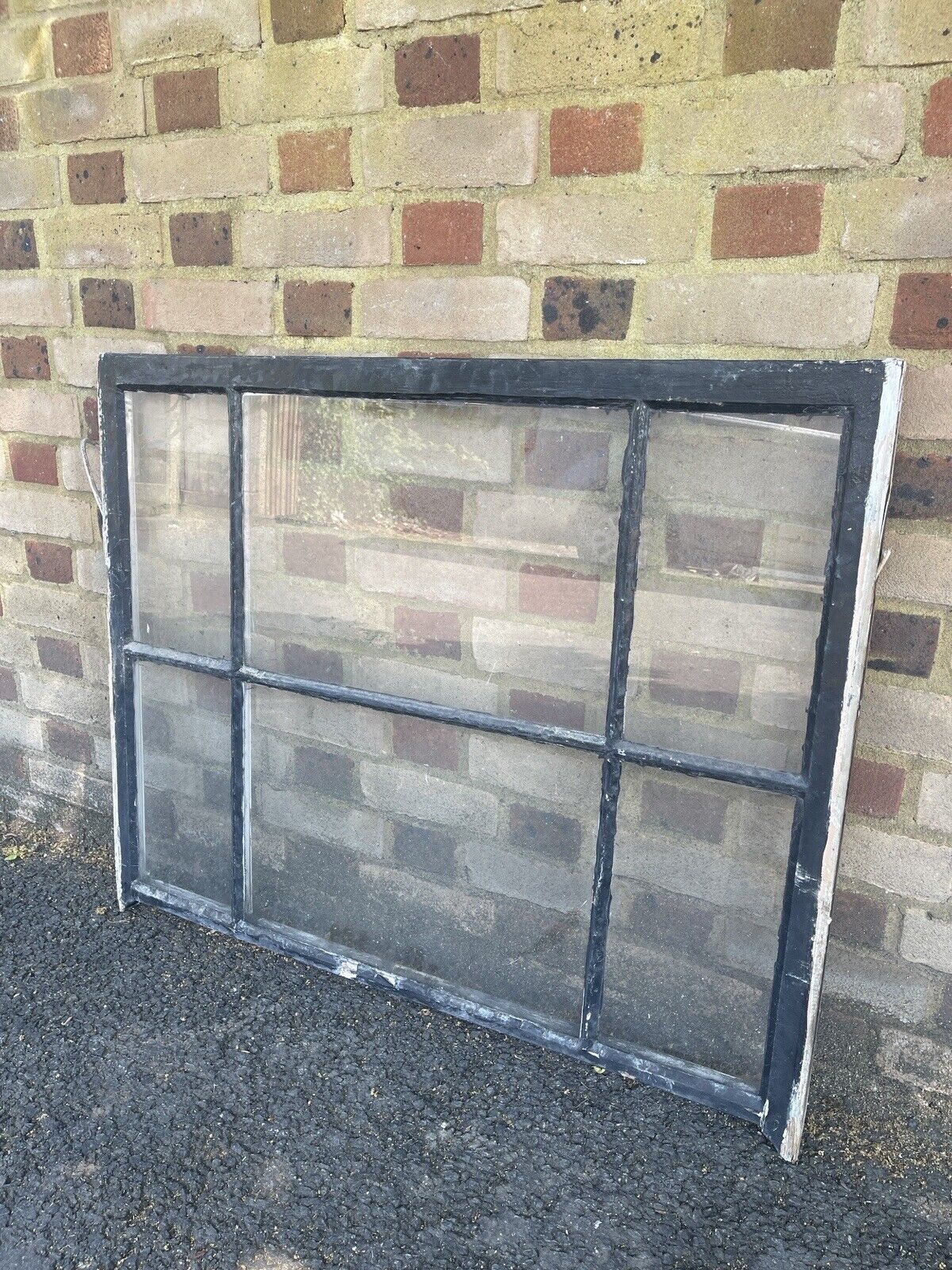 Reclaimed Old Edwardian 6 Panel Wooden Panel Sash Window 820 x 1005mm