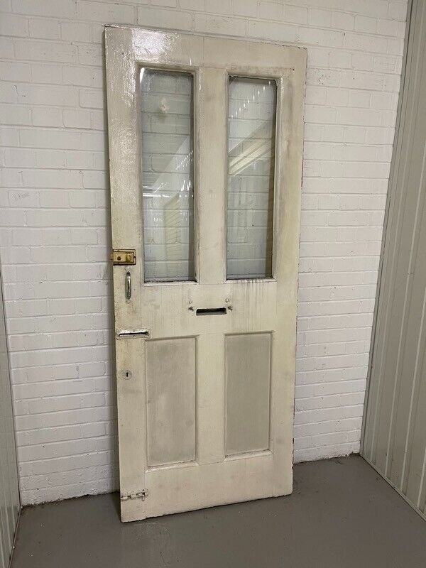 Reclaimed Victorian Wooden Panel External Front Door 2060 x 835mm