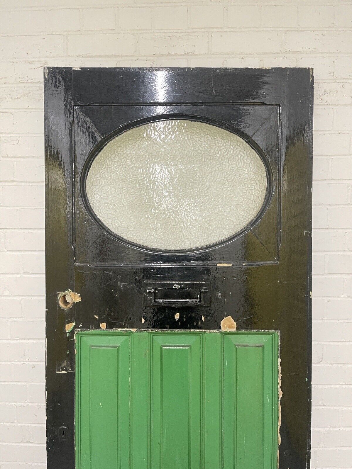 Reclaimed Old 1930s Art Deco Edwardian Timber Wooden Front Door 2025 x 810mm