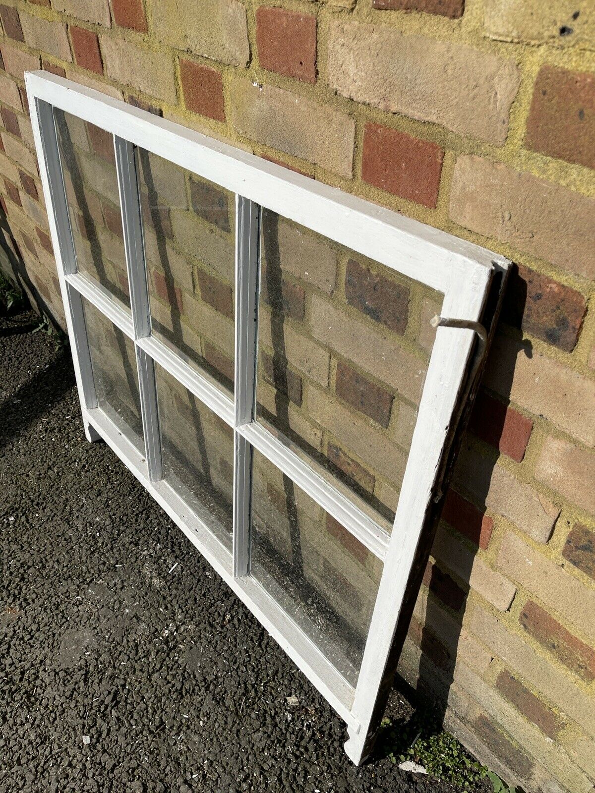 Reclaimed Old Georgian 6 Panel Wooden Window