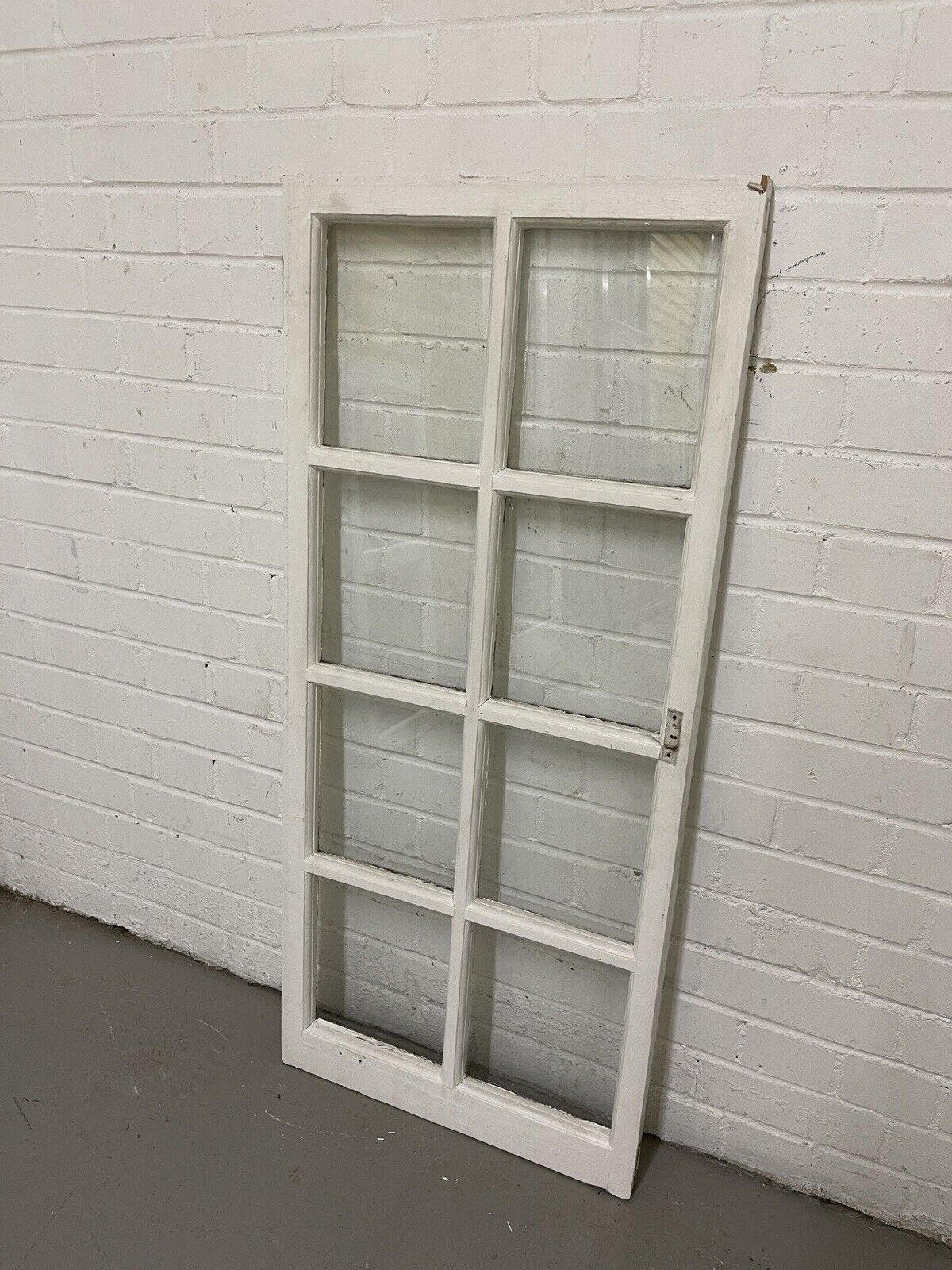 Reclaimed Old Georgian 8 Panel Wooden Window 1165 x 520mm