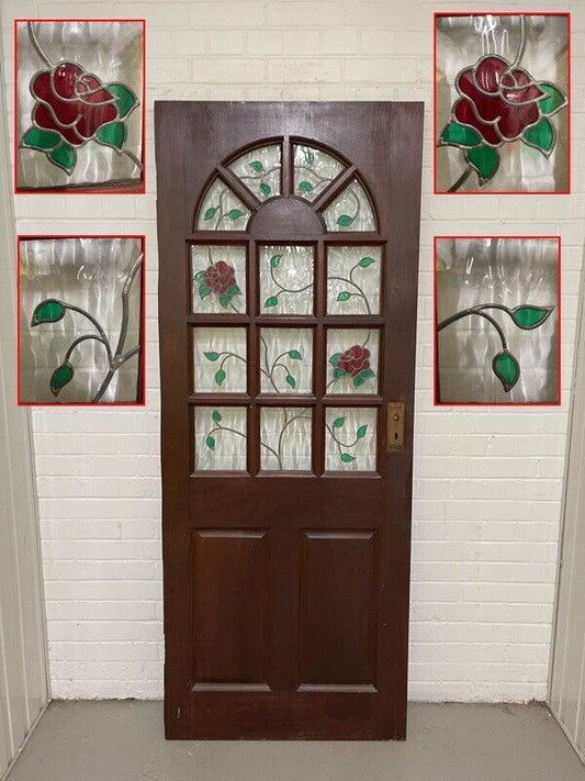 Reclaimed  Style Wooden Panel External Front Door 2025 or 2030 x 805mm