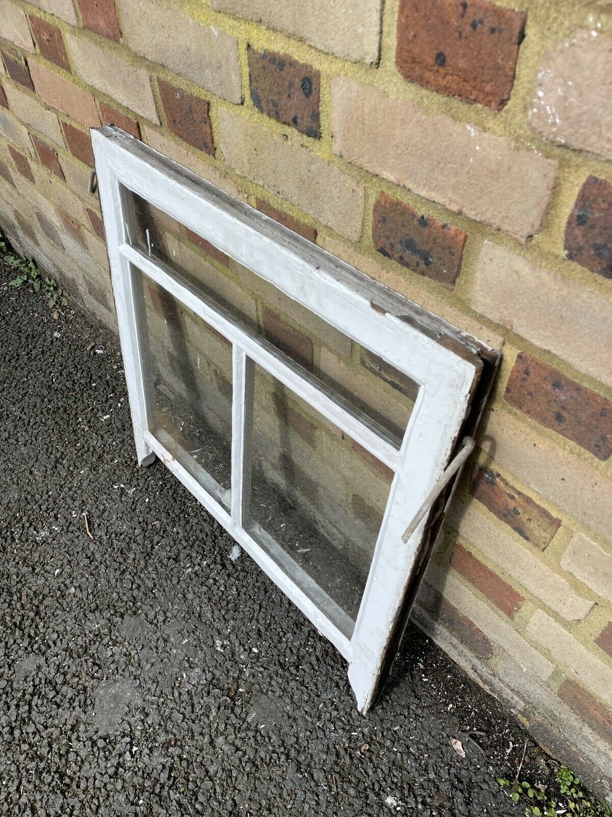 Reclaimed Old Victorian Edwardian Wooden 3 Panel Sash Window