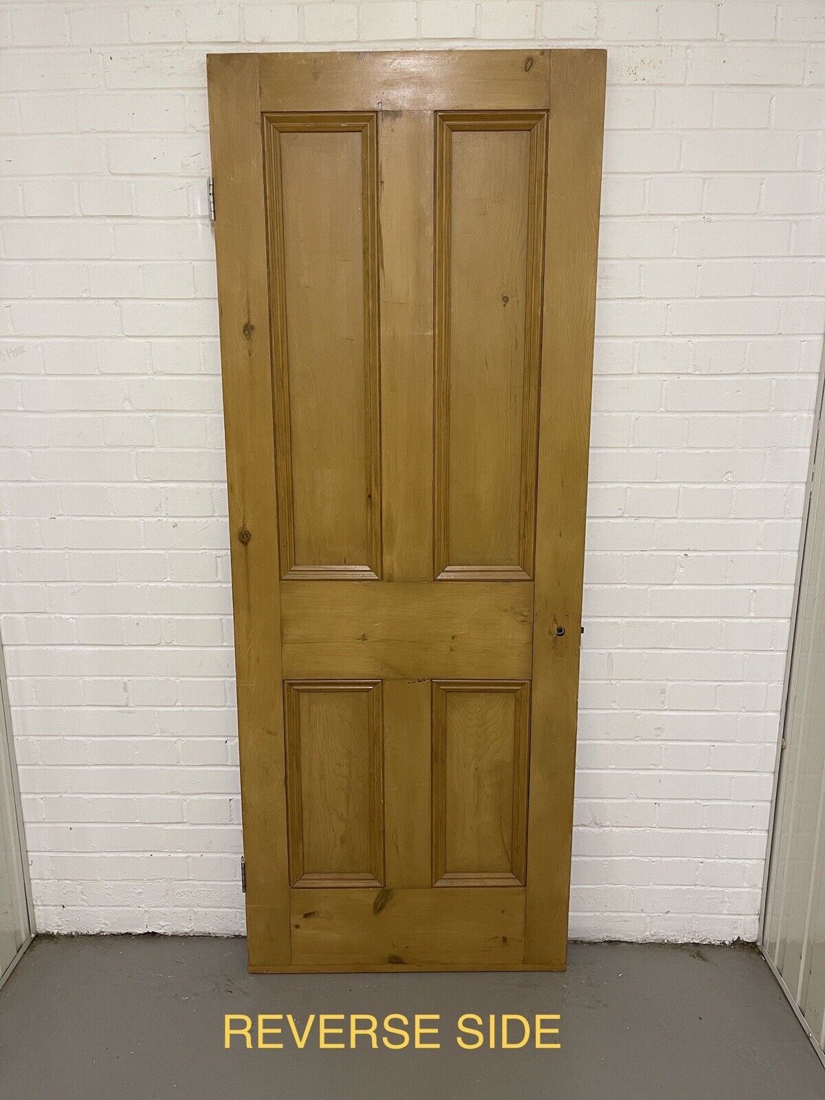 Original Vintage Reclaimed Victorian Pine Internal 4 panel Door 1975 x 760 x 38
