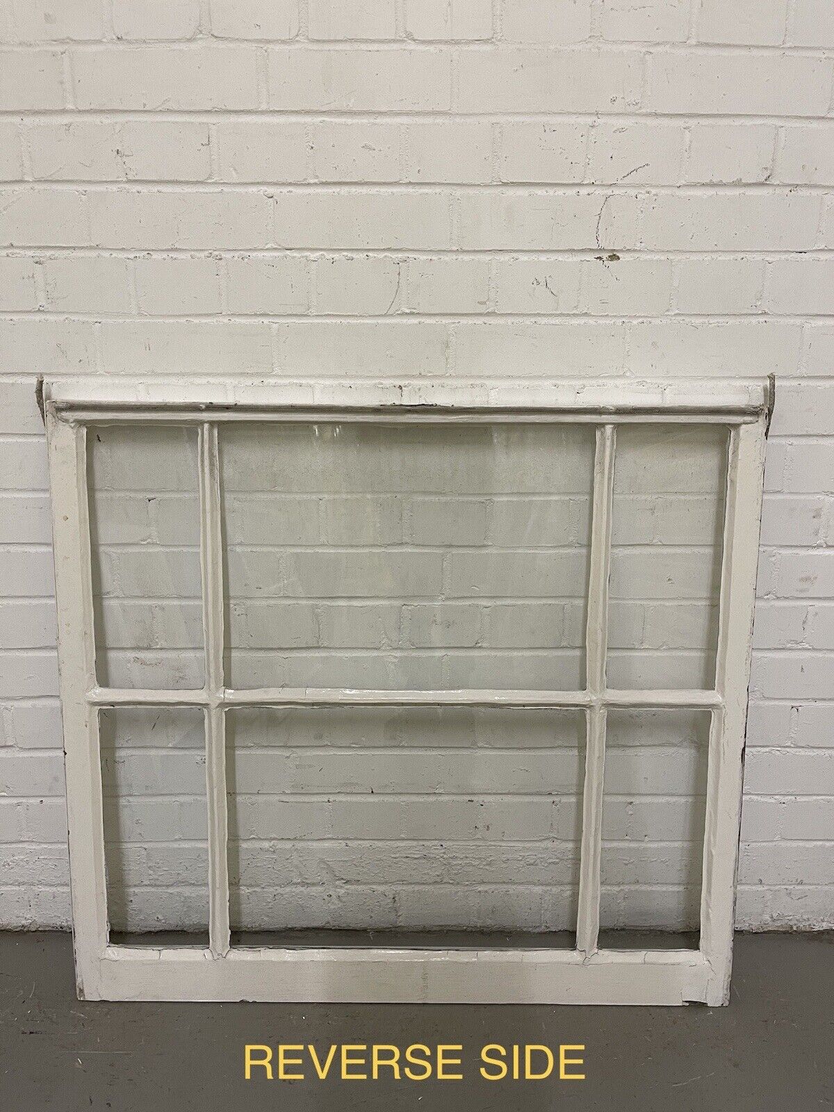 Pair Of Reclaimed Edwardian 6 Panel Wooden Sash Window 910 x 805mm 910 x 835mm