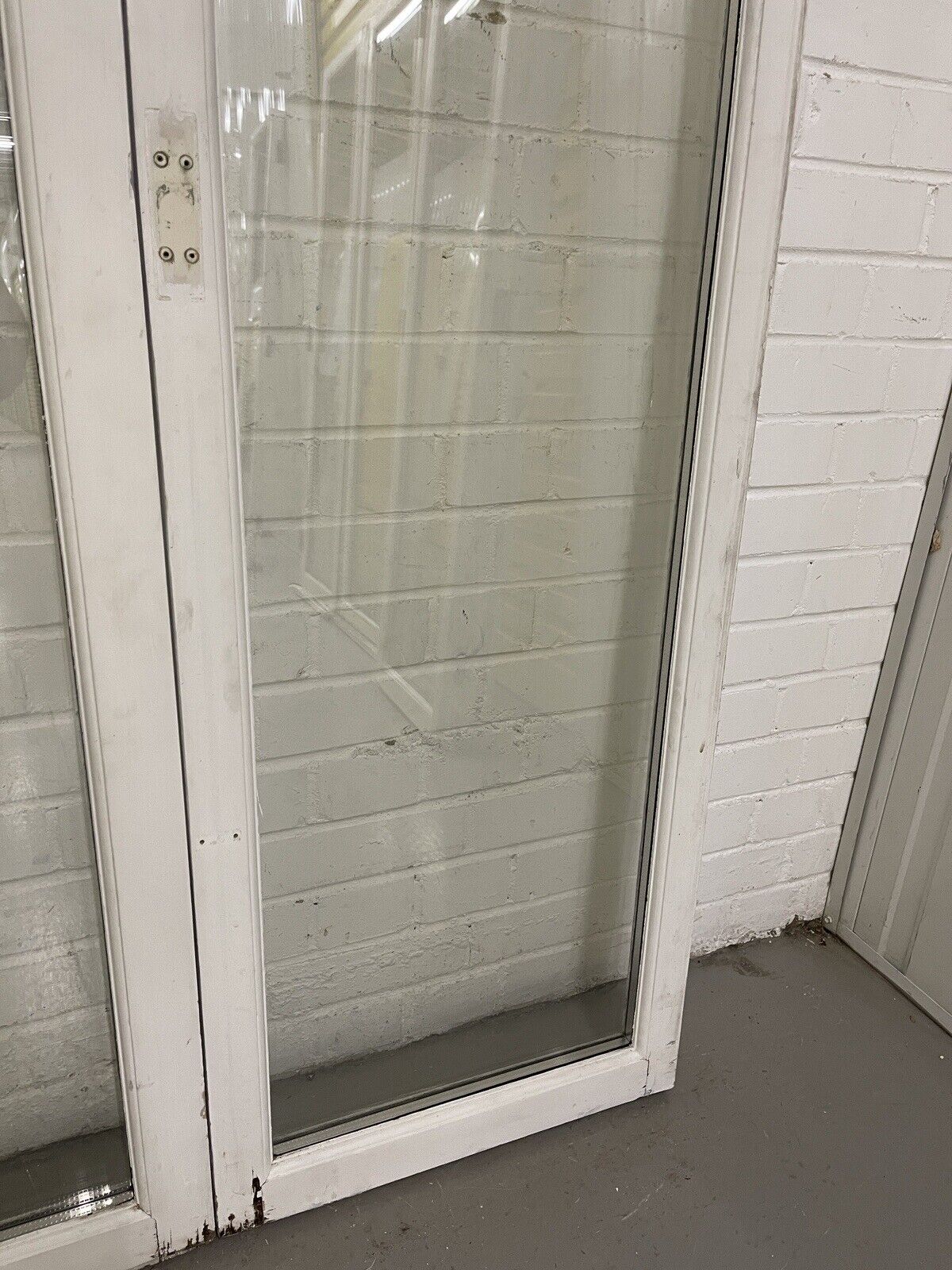 Reclaimed Old French Double Glazed Glass Wooden Double Doors 1700 x 985mm