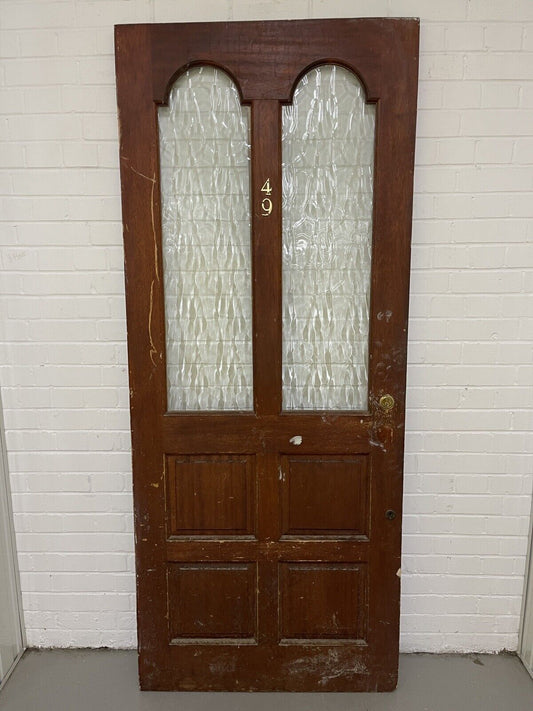 Modern Reclaimed Wooden Panel External Edwardian Front Door  2078 x 865mm