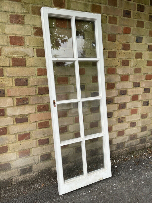 Reclaimed Old Georgian 8 Panel Wooden Window 1500 x 520mm