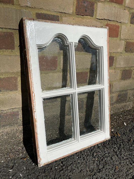 Reclaimed Old Edwardian Arch Sash Wooden Window 555 x 385mm