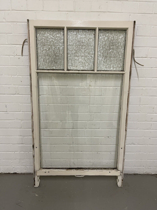 Reclaimed Old Georgian 4 Panel Wooden Window 760mm x 1320mm